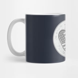 The First Footprint On The Moon Mug